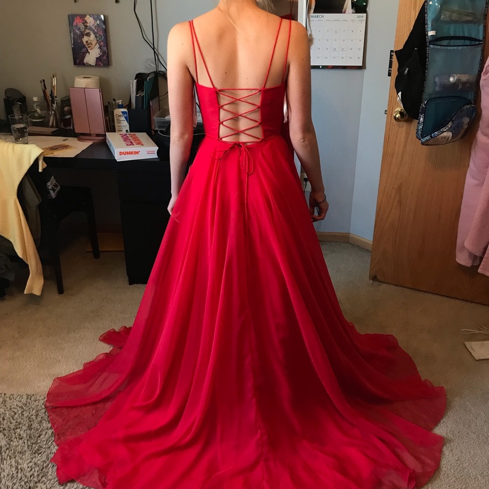 Sherri Hill Red Prom Dress, AMAZING DEAL